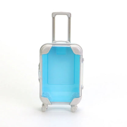 Miniature Mini Suitcase Candy Box Simulation Trolley Case Portable False Eyelashes Packaging Boxs Storage Accessories