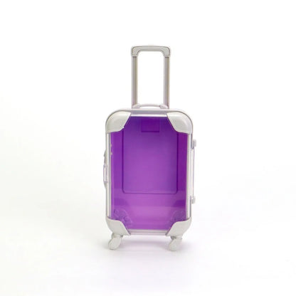 Miniature Mini Suitcase Candy Box Simulation Trolley Case Portable False Eyelashes Packaging Boxs Storage Accessories
