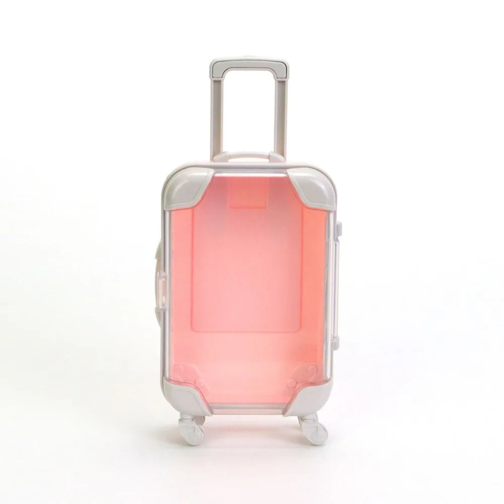 Miniature Mini Suitcase Candy Box Simulation Trolley Case Portable False Eyelashes Packaging Boxs Storage Accessories