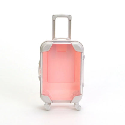 Miniature Mini Suitcase Candy Box Simulation Trolley Case Portable False Eyelashes Packaging Boxs Storage Accessories