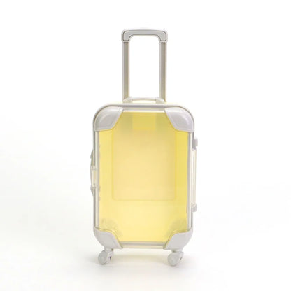 Miniature Mini Suitcase Candy Box Simulation Trolley Case Portable False Eyelashes Packaging Boxs Storage Accessories