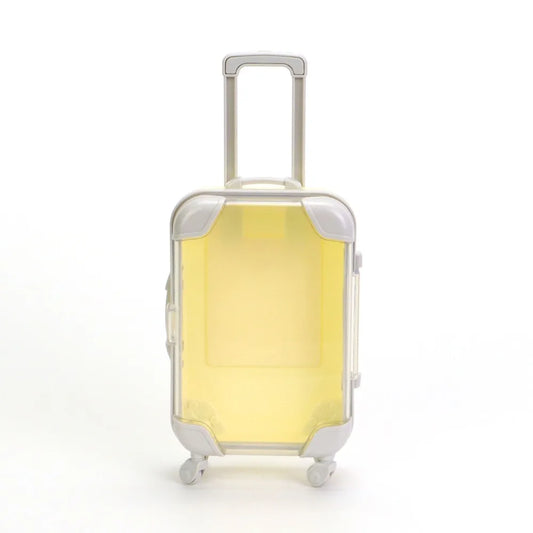 Miniature Mini Suitcase Candy Box Simulation Trolley Case Portable False Eyelashes Packaging Boxs Storage Accessories